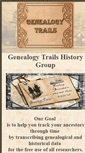 Mobile Screenshot of genealogytrails.com